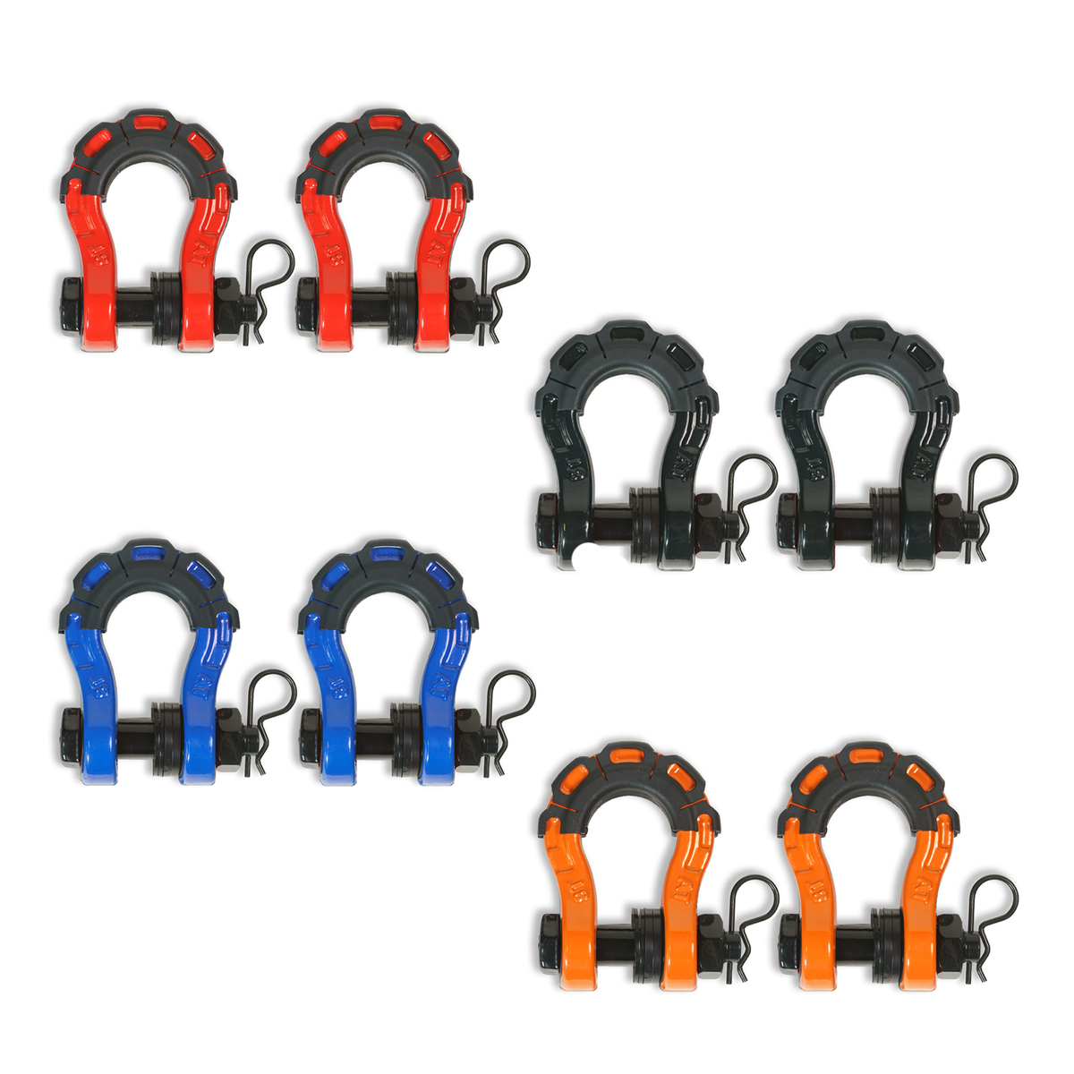 MOJAB 3/4” Forged Steel D-shackle set 8 Ton