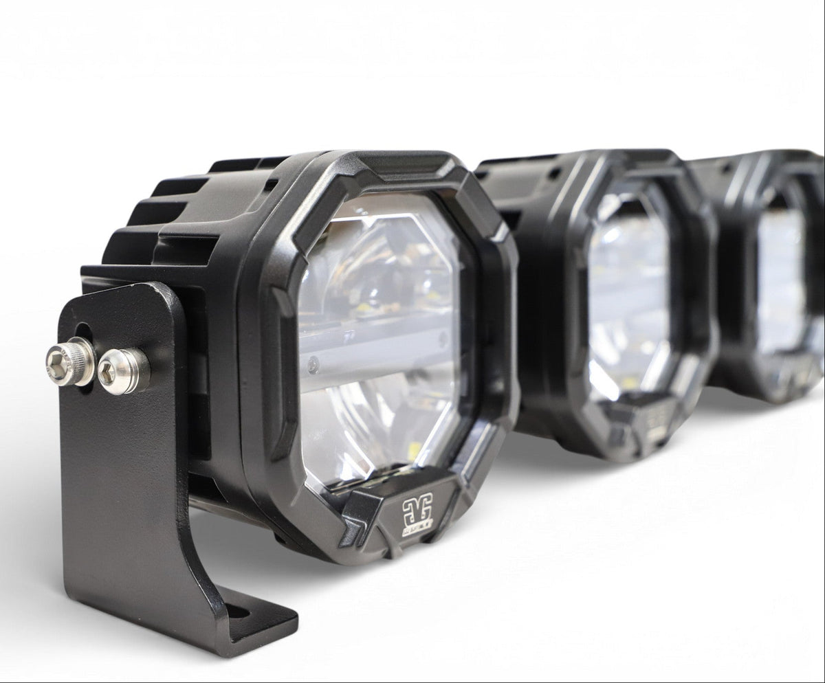 8 Light U-Con Interlocking Off Road LED Pod With Amber or White DRL Running Light