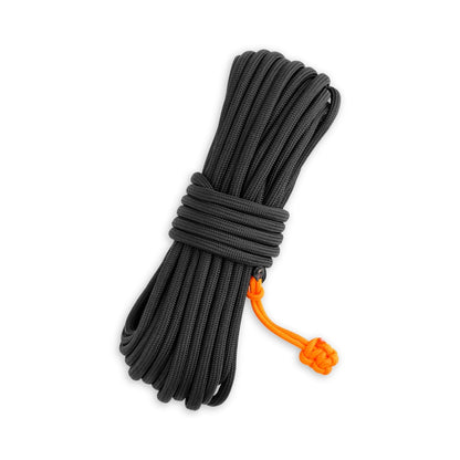 Black SurvivorCord 550 Paracord Survival Cord