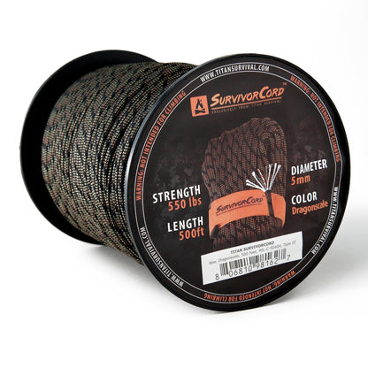 Dragonscale SurvivorCord Paracord – 550 Survival Cord