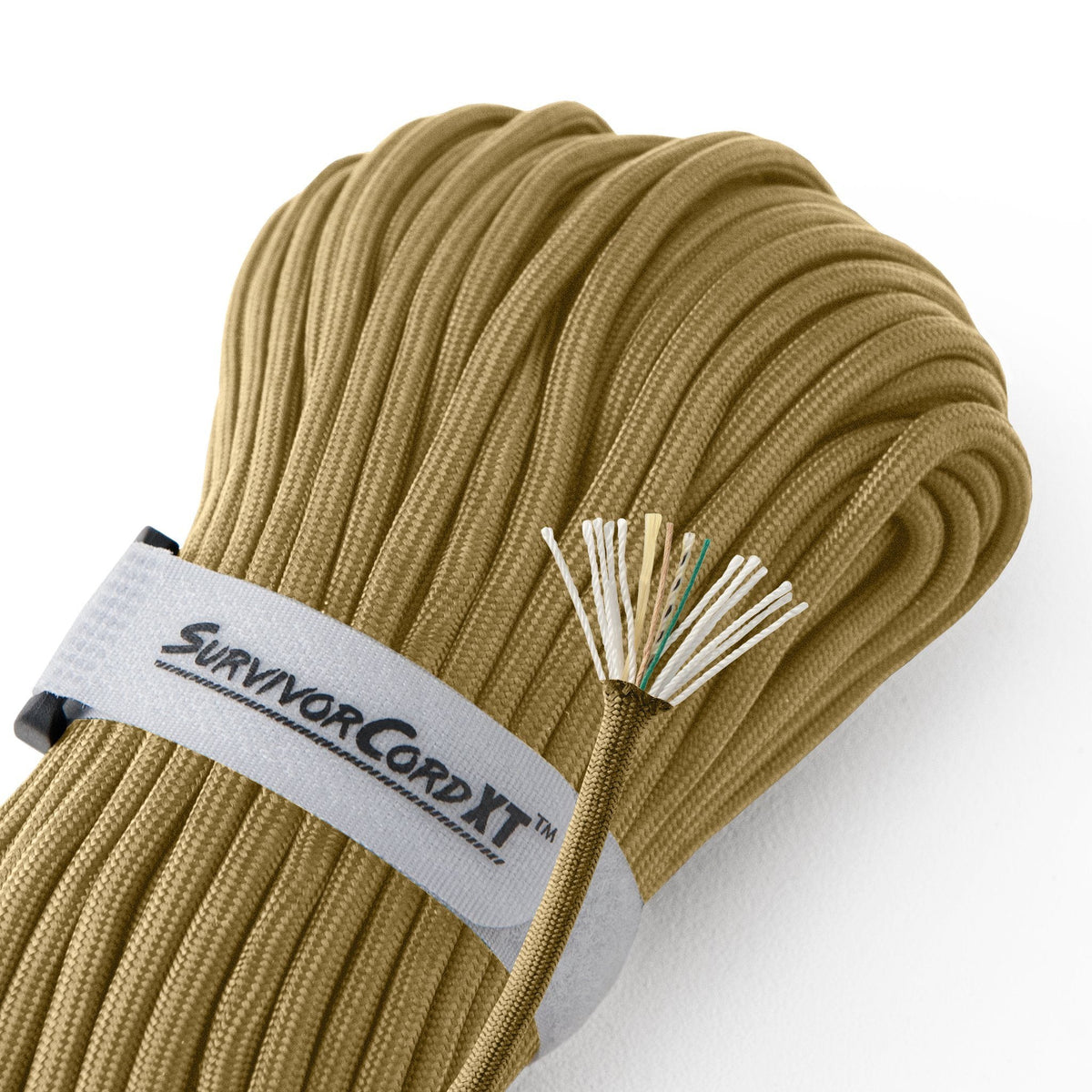 SurvivorCord XT 750 Paracord – 100 ft USA-Made Survival Paracord
