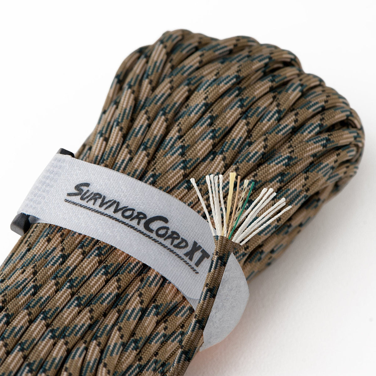 SurvivorCord XT 750 Paracord – 100 ft USA-Made Survival Paracord